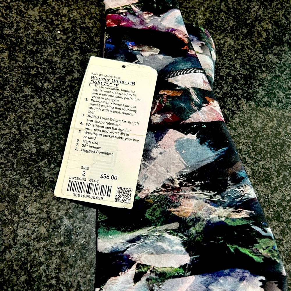 lululemon athletica Multicolor Wunder Under HR Tight 25"